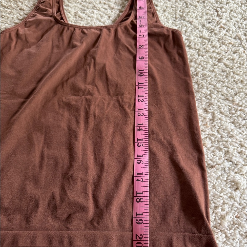 Alo Women’s Scoop Tank Top in Brown - Picture 3 of 5